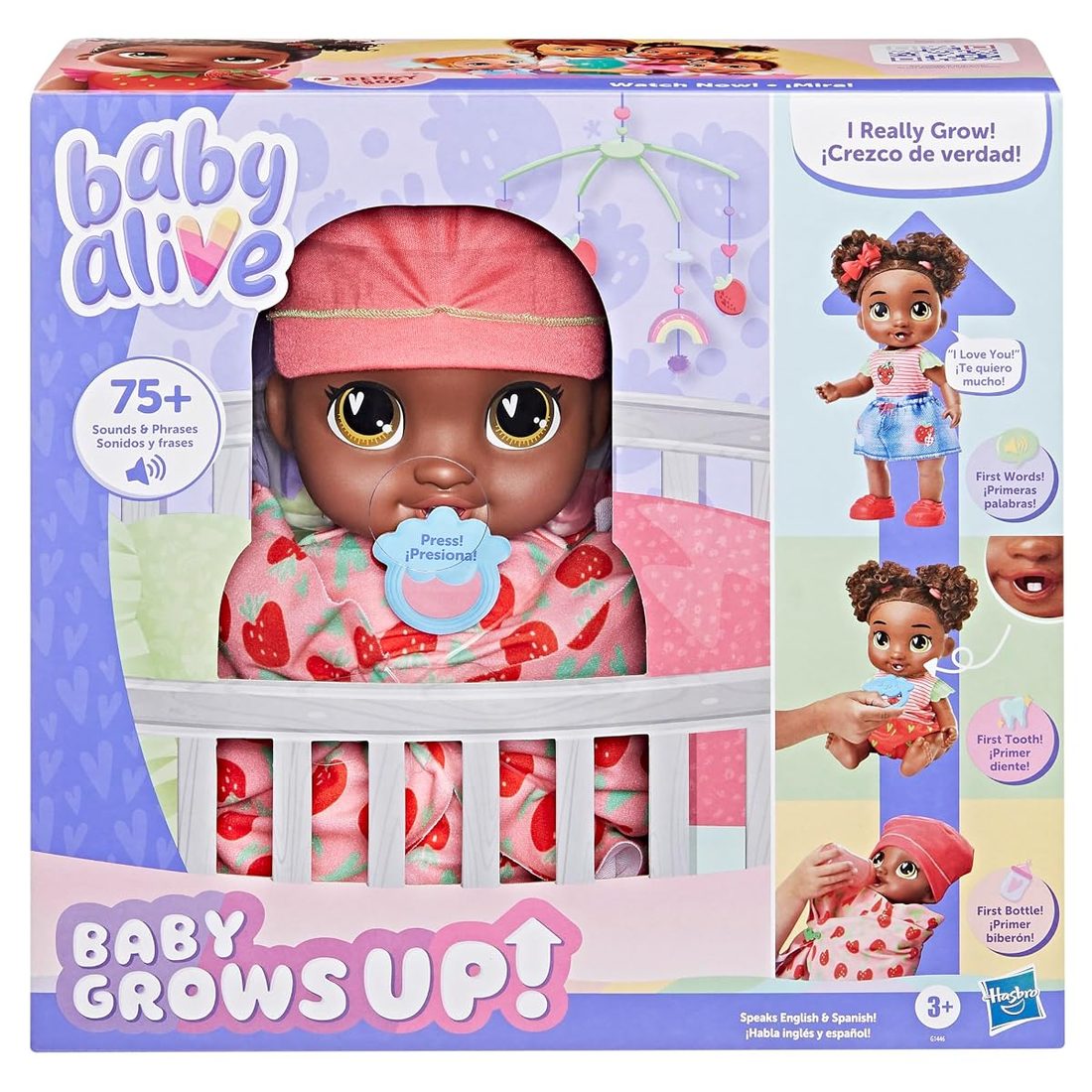 Baby Grows Up, Berry Boo Baby Alive doll set