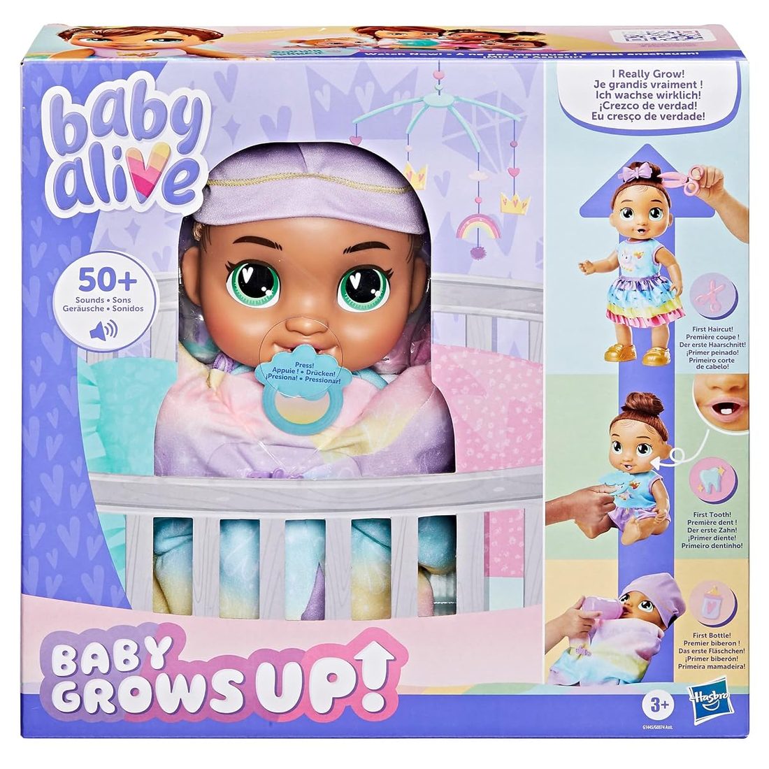 Baby Grows Up, Sophia Sparkle Baby Alive doll set