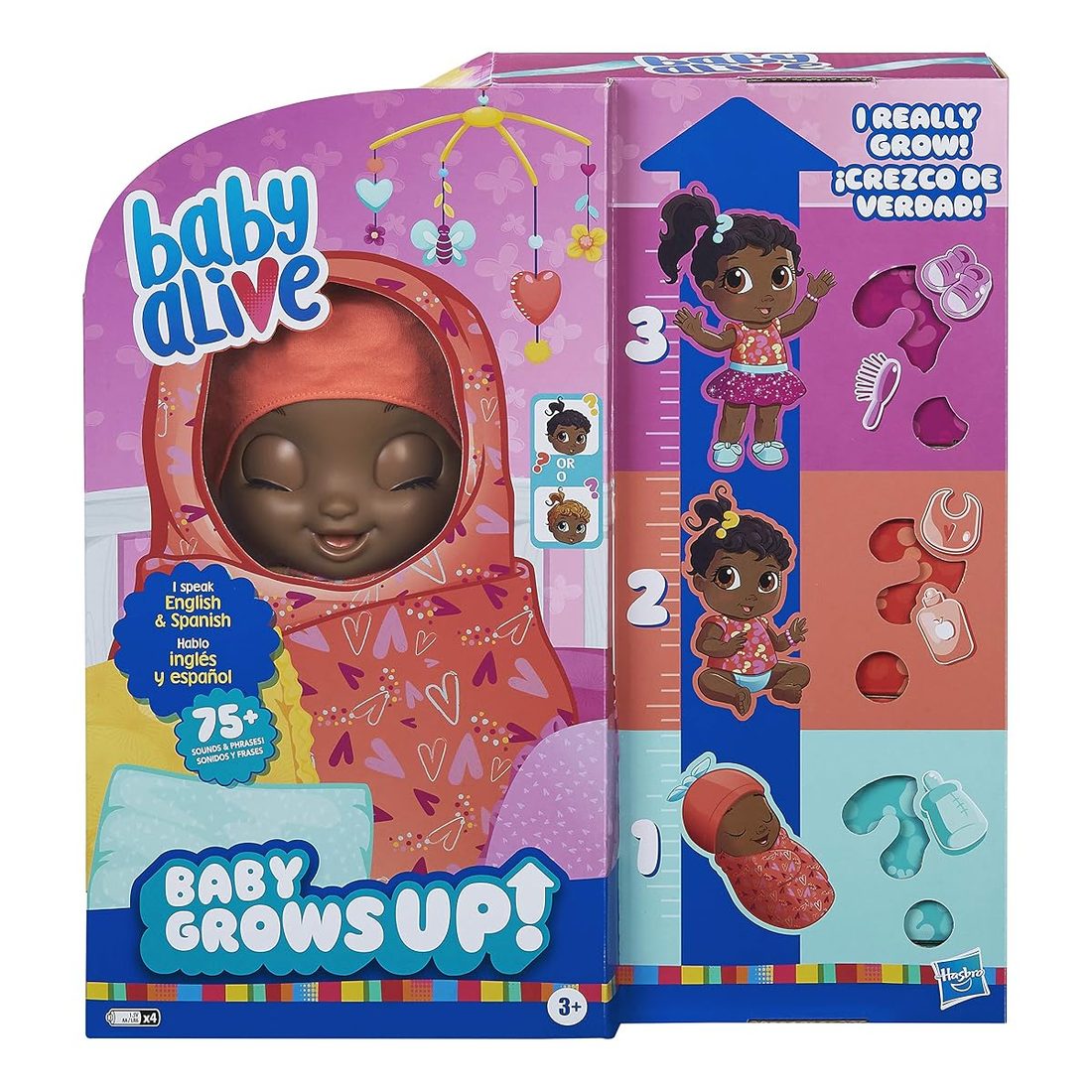 Baby Grows Up, Sweet Blossom Baby Alive doll set