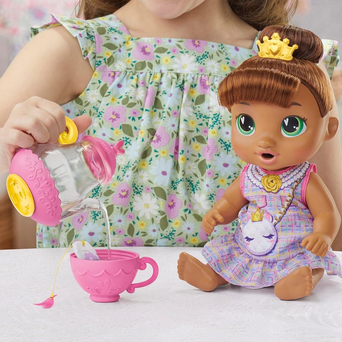 Bubbly Tea Party Sophia Sparkle Doll, view 4