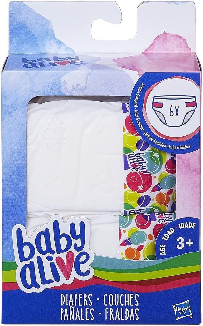 Diapers Pack interactive Baby Alive doll
