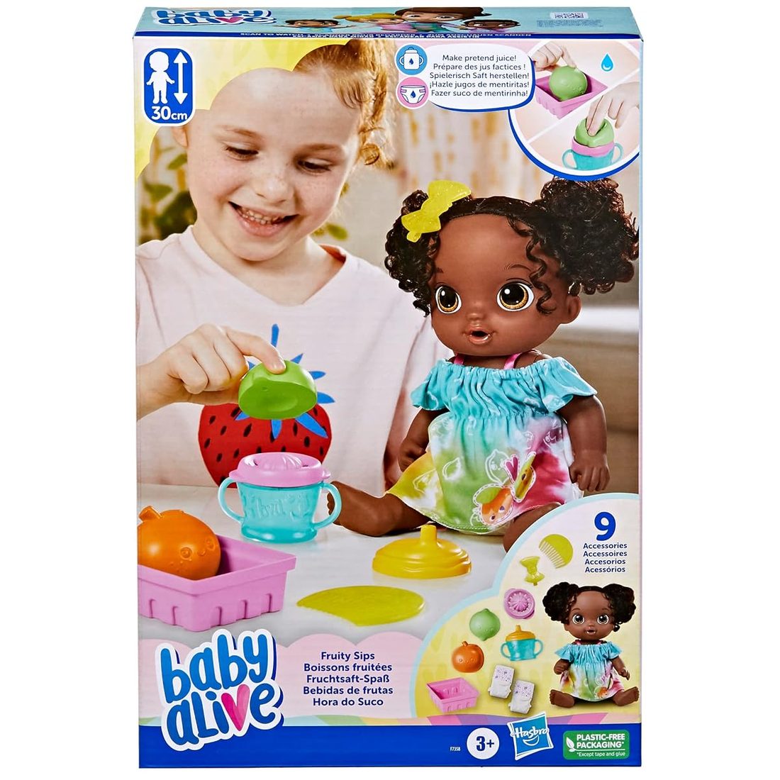 Fruity Sips Doll, Black Hair, view 2