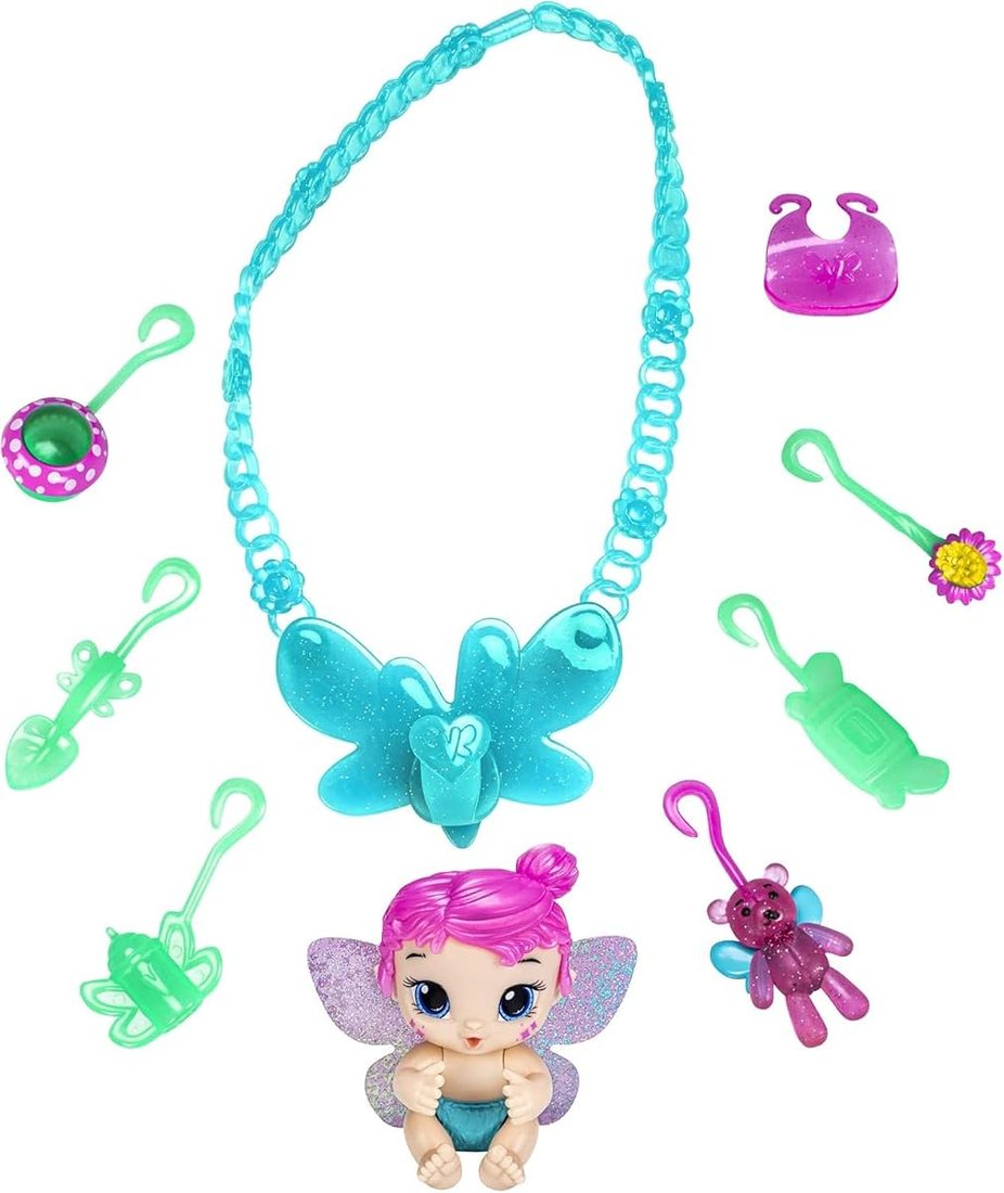 Glo Pixies Minis, Sugar Sprinkle Baby Alive doll set