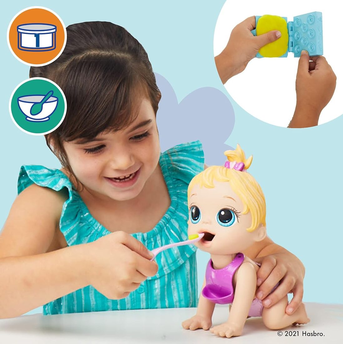 Lil Snacks Doll, Blonde Hair, view 3
