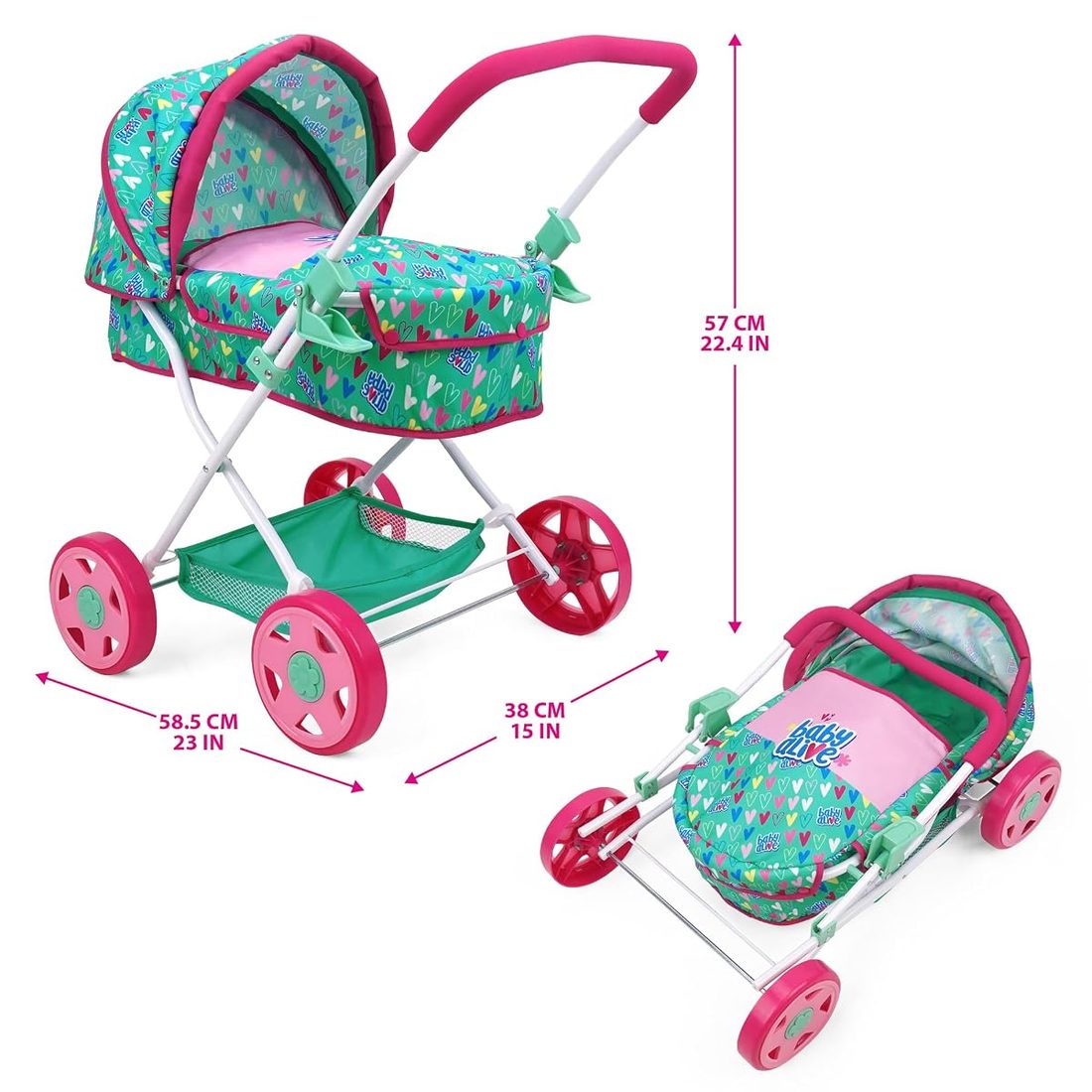 Travel N' Feed 7pc Doll, view 5